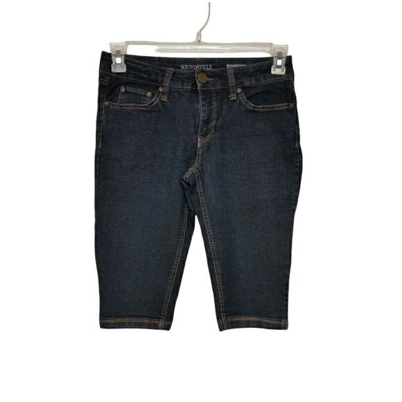 Sound/Style Comfort Stretch Technology Bermuda Jeans Short Size 6P - Picture 1 of 5